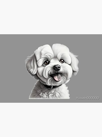 Bichon Frise dog Bath Mat