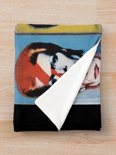 Warhol Bowie Throw Blanket