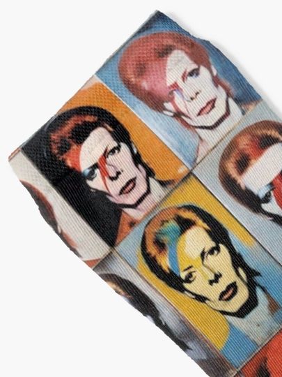 Warhol Bowie Socks