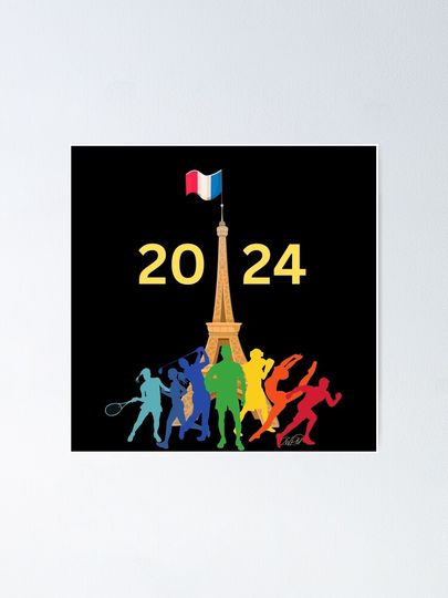 Paris 2024 year of the games Poster