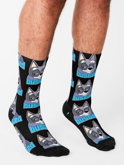 Busted Muffin BlueyDad Socks
