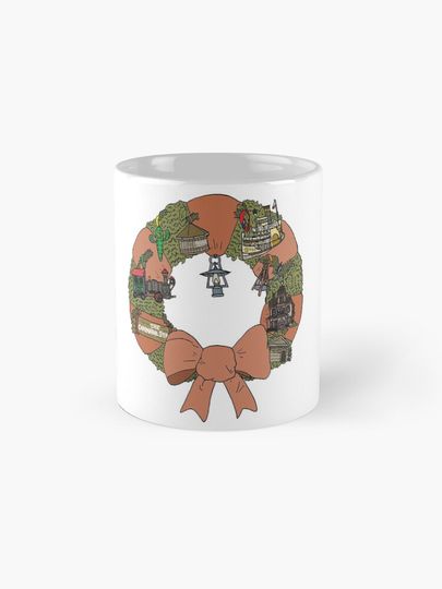 Disneyland Paris - Frontierland Wreath Coffee Mug