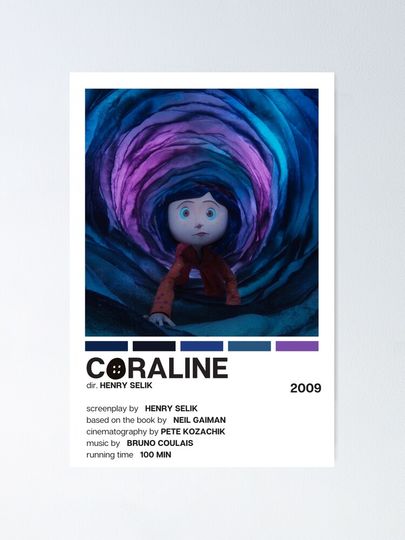 Coraline (2009) Movie Poster Poster