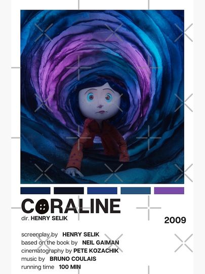 Coraline (2009) Movie Poster Poster