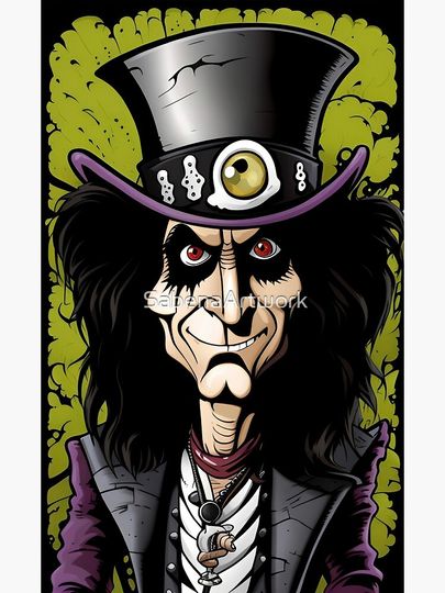 Alice Cooper Poster – Cool Wall Art Gift for Rock Culture Fans