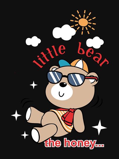 Little Bear Under The Sun, Little Bear the Honey, Bear with Sunglasses Essential T-Shirt