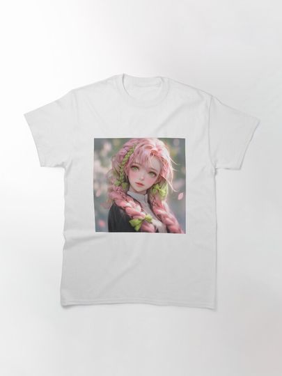 Mitsuri DS Cute Anime Girl Classic T-Shirt, Fan Art Anime Design Classic T-Shirt