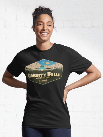 Gravity Falls National Park - Home of the Mystery Shack!  Active T-Shirt