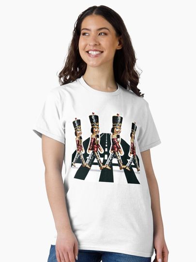 Sequin Nutcrackers Crossing Road Crosswalk Classic T-Shirt