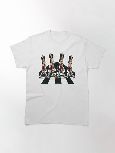 Sequin Nutcrackers Crossing Road Crosswalk Classic T-Shirt