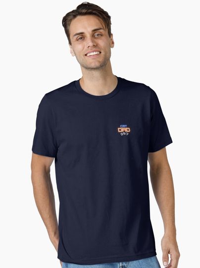 Cat Dad 24/7 - Upper RIght Corner Design Essential T-Shirt