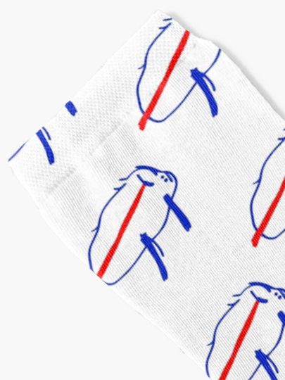 Josh Allen Potato Buffalo Drawing Socks
