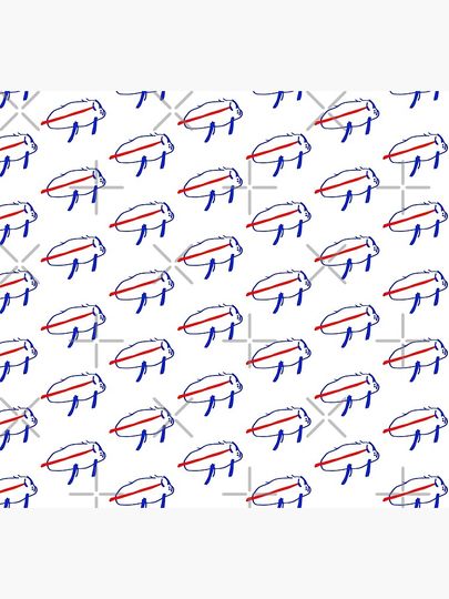Josh Allen Potato Buffalo Drawing Socks