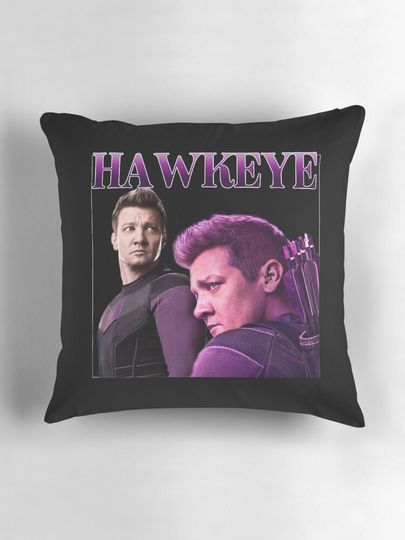 y2k hawkeye Pillow