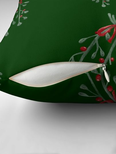 Green Christmas Amelia  Pillow