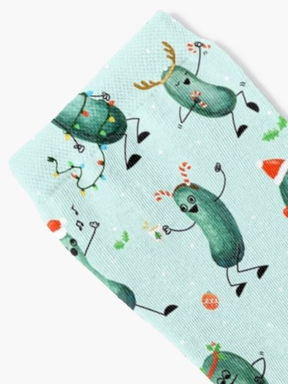 Holiday Pickle Party! Socks