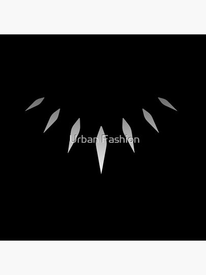 Black panther style Pillow