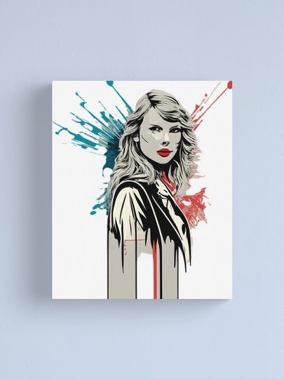 Taylor painted Canvas - Taylor merch