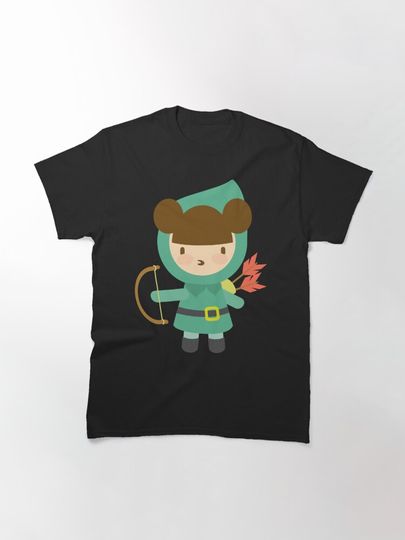 Cute Robin Hood Archer Classic T-Shirt