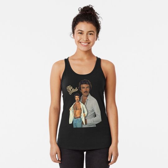 Tom Selleck  Racerback Tank Top