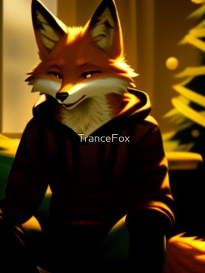 Lonely fox on Chrismas 2 iPhone Case