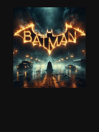 Dark Batman Movie Poster Racerback Tank Top