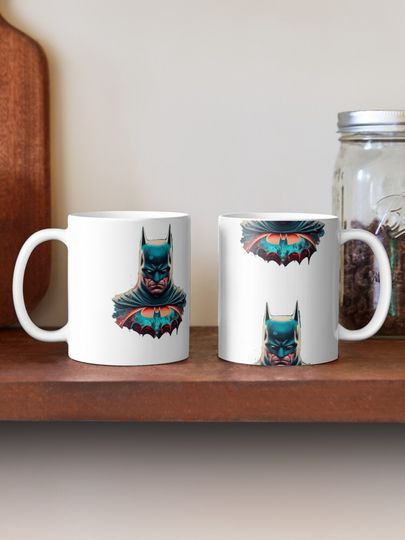 Batman Coffee Mug, Hero mug, Batman merch