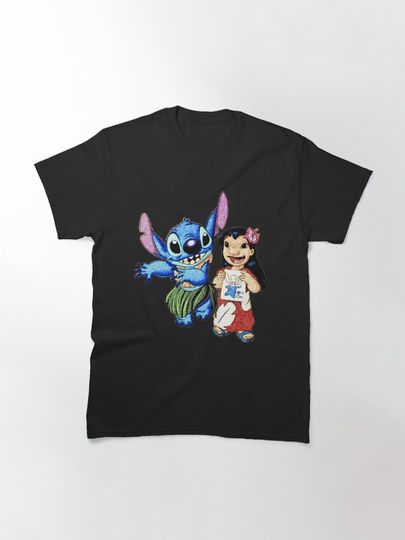 Lilo & Stitch Hula Classic T-Shirt, Disney Lilo Stitch Shirt