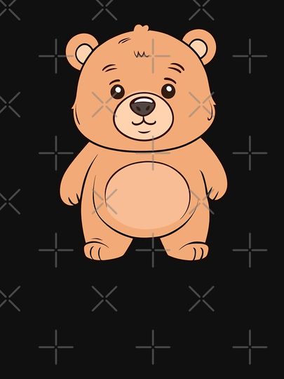 Sad Cute Bear Classic T-Shirt