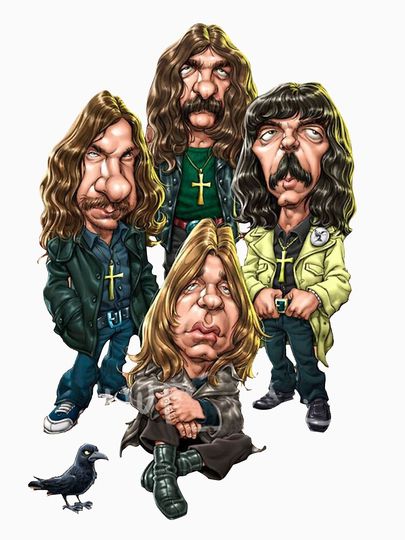 Black Sabbath Baseball ¾ Sleeve T-Shirt