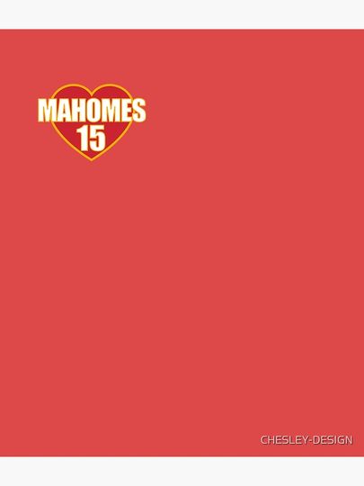 Patrick Mahomes Heart Backpack