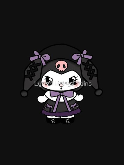 Kuromi Lolita Racerback Tank Top