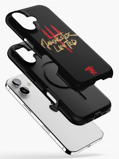 Man United Calligraphy Style wordmark iPhone Case