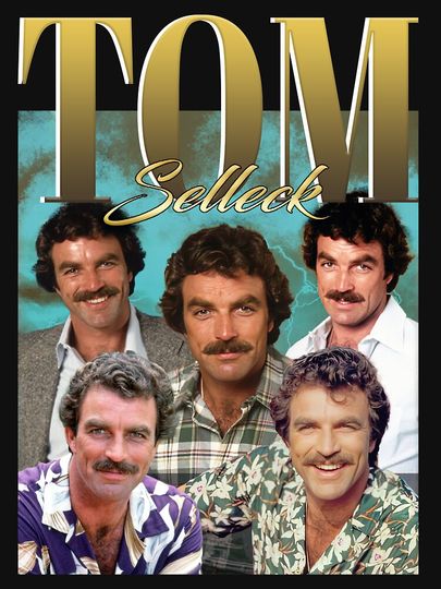 Retro Tom Selleck retro Lightweight Hoodie