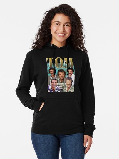 Retro Tom Selleck retro Lightweight Hoodie