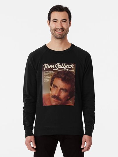 Magazines Tom Selleck Lightweight Sweatshirt
