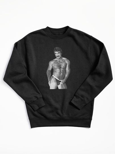 Naked Tom Selleck Pullover Sweatshirt