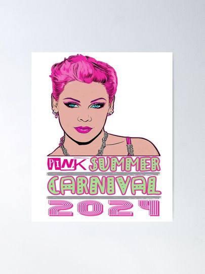 Pink Summer Carnival Tour 2024 Poster