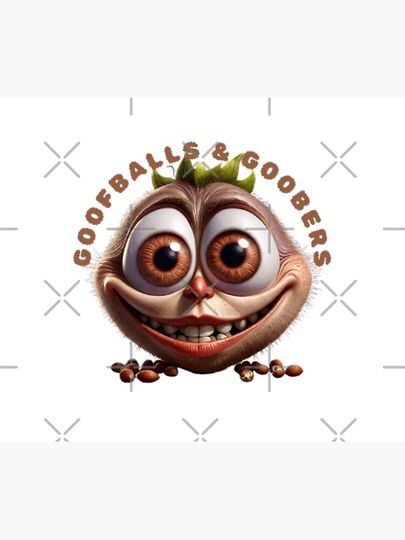 Cozy Goofballs and Goobers Plush Throw Blanket