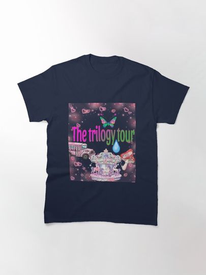 The Triology Tour Classic T-Shirt, Aethetic Cotton Short Sleeve T-shirt, Melanie Martinez Music Inspired Men Clothing for Fan, T-shirt for Music Lover