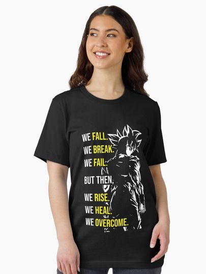 Overcome - Anime Gym Motivational  Essential T-Shirt