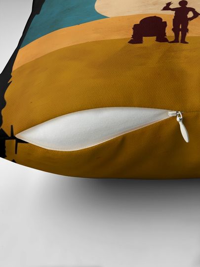 Droids In The Dunes Pillow