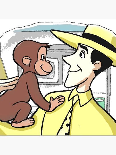 Curious George & MWTYH Pillow