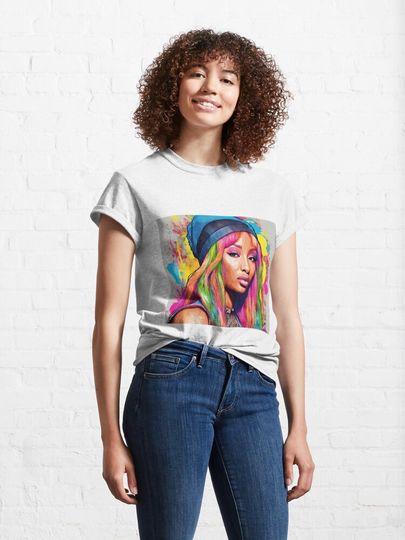 Nicki Minaj Colourful Drawing Classic T-Shirt