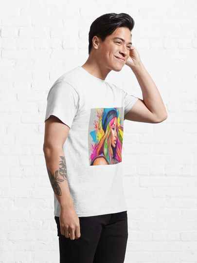 Nicki Minaj Colourful Drawing Classic T-Shirt