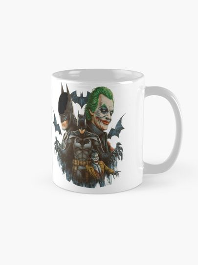 Batman & Jocker Coffee Mug, Hero mug