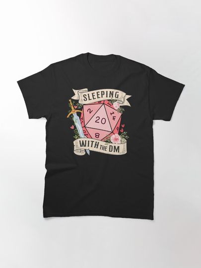 SLEEPING WITH THE DUNGEON MASTER Valentine's Day T-Shirt