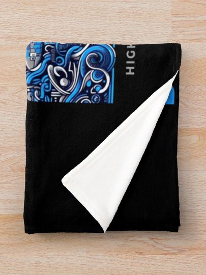 Dan Flashes Detroit Lions Edition Throw Blanket