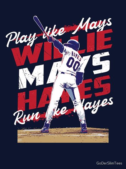 Willie Mays Hayes play like mays, Comfortable Short Sleeve Sports Tee for Men, Women