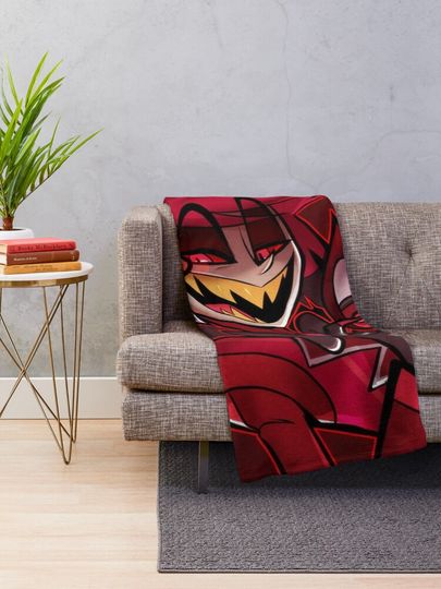 Alastor Hazbin Hotel Blanket, Hazbin Hotel Fan Gift